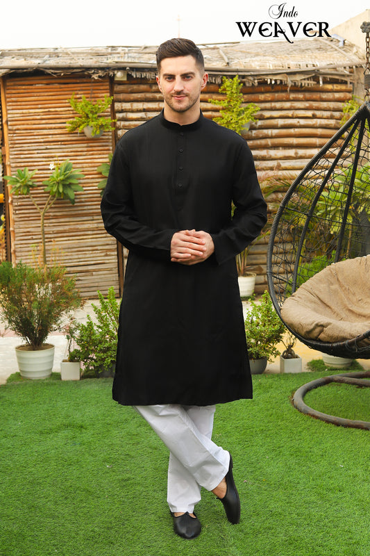 Black Kurta Set